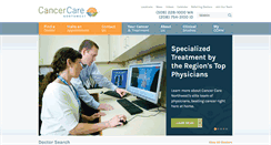 Desktop Screenshot of cancercarenorthwest.com